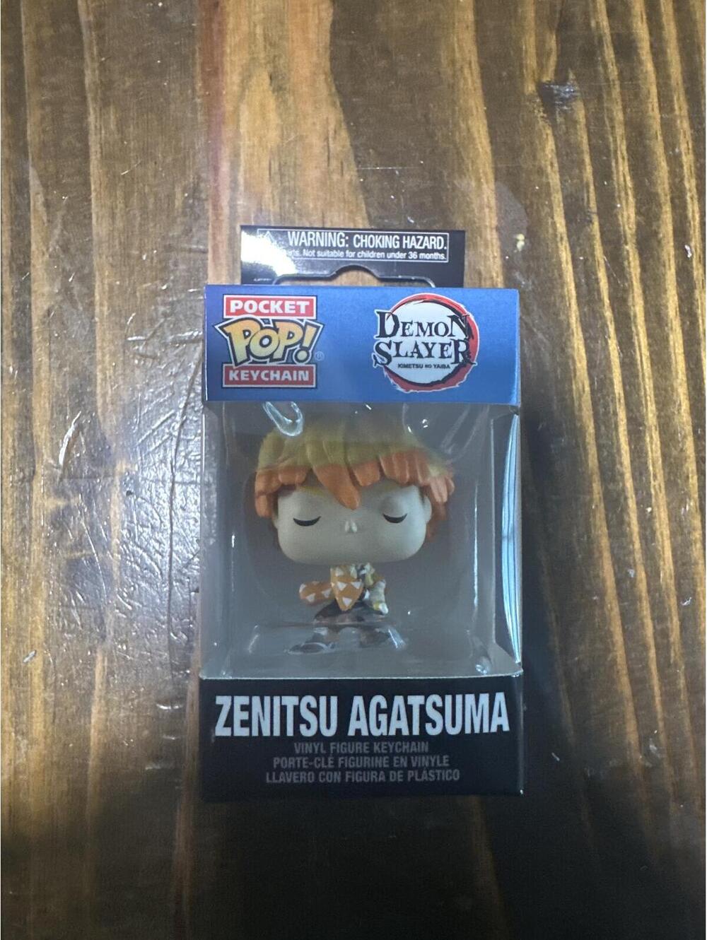 Funko Pocket Pop! Keychain Demon Slayer Zenitsu Agatsuma Vinyl Figure Keychain